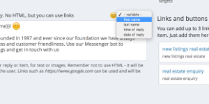 Emoji and Variables Integration