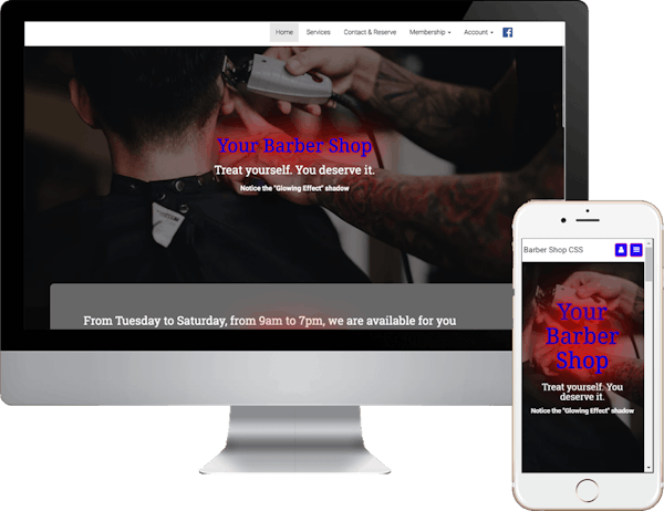 Barber Shop 4 CSS