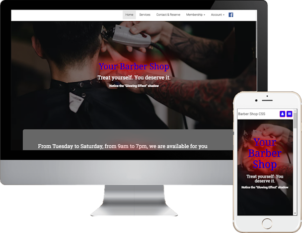 Barber Shop 4 CSS