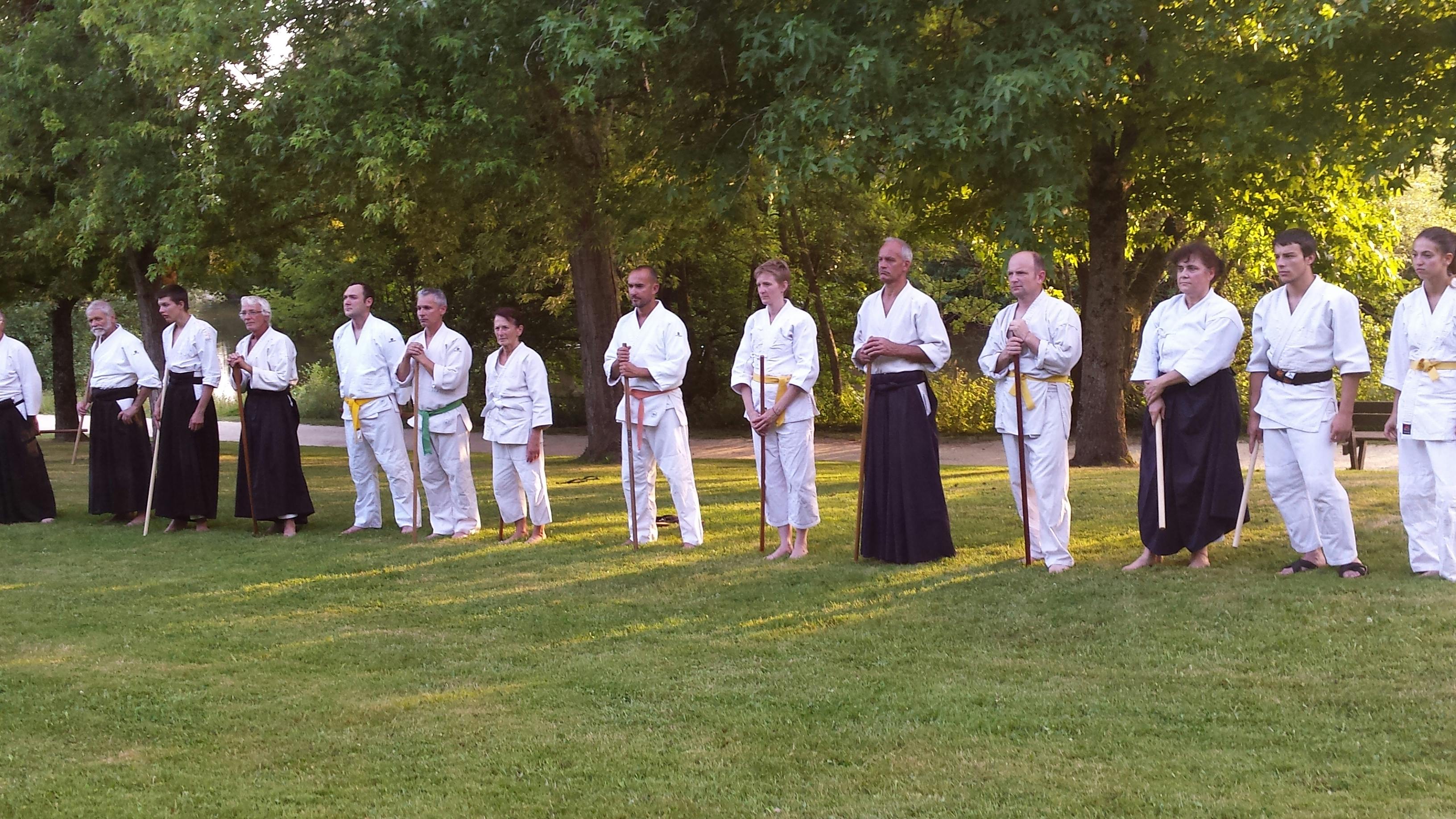 Techniques d'Aikido présentées par Didier Pénissard, enseignant à Parthenay