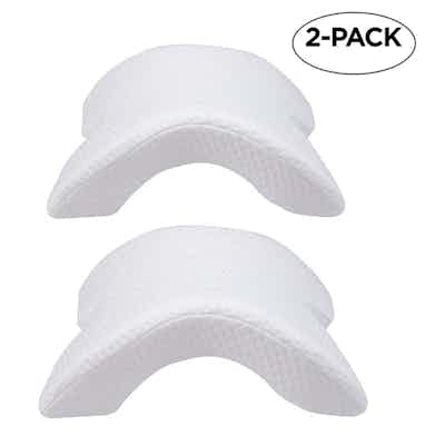 Curved memory foam pillow - 2 pack