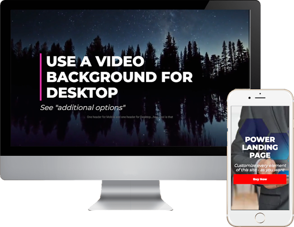 Power Landing Page 2 Header