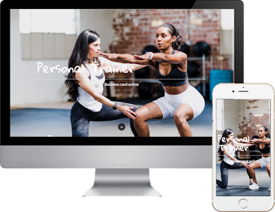 Personal Trainer Business Card