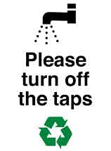 TURN THE TAPS OFF