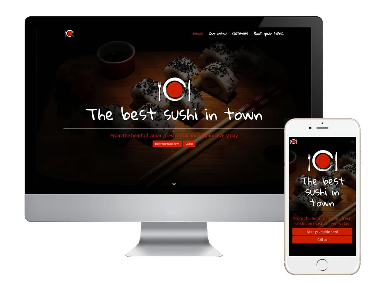 Mobile First Restaurant Theme