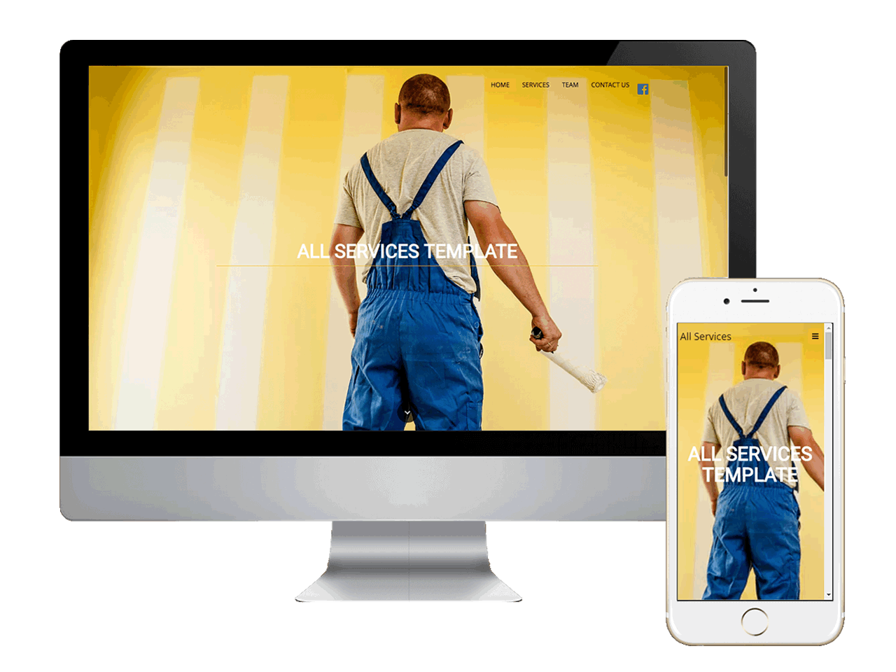 Mobile First Website Builder Theme