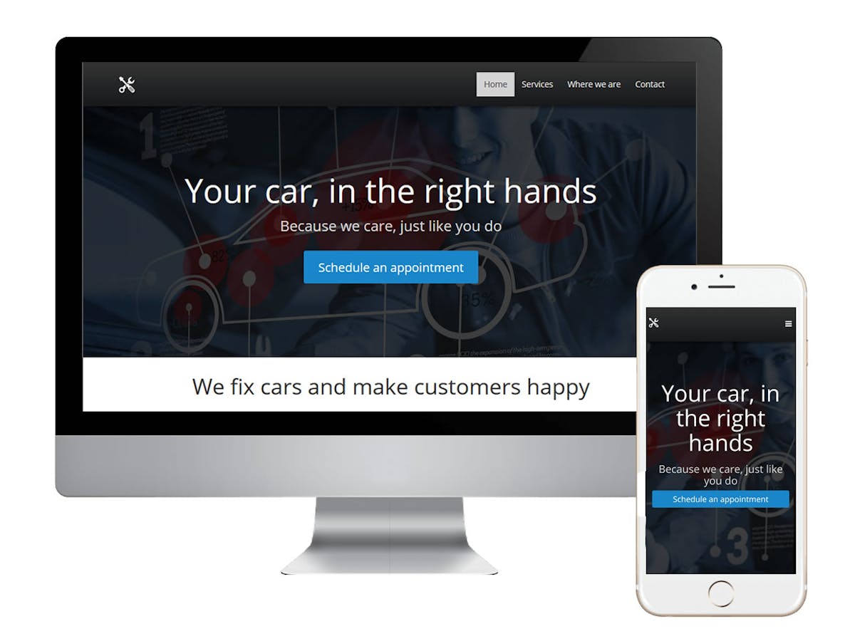 Car Repair Website Theme