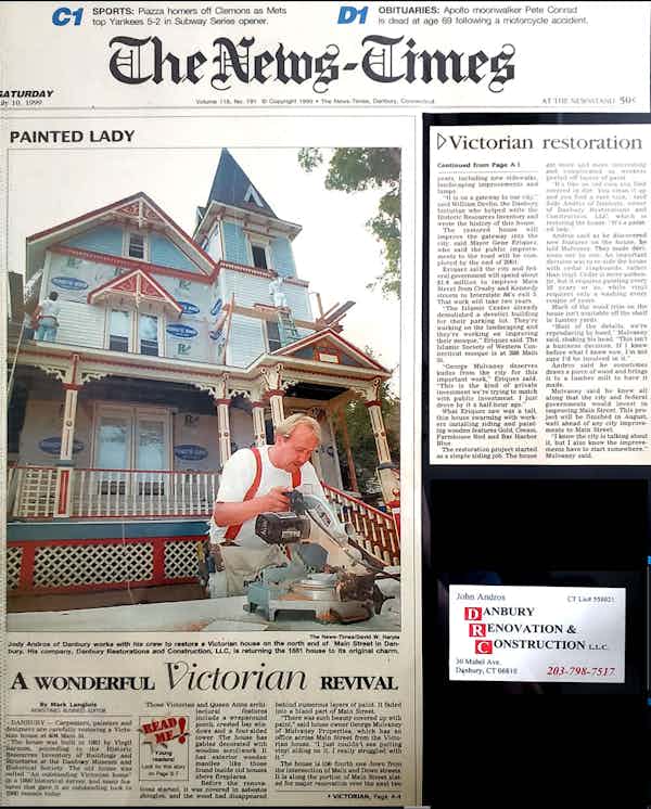 Victorian Home Renovation Featured In Danbury News Times