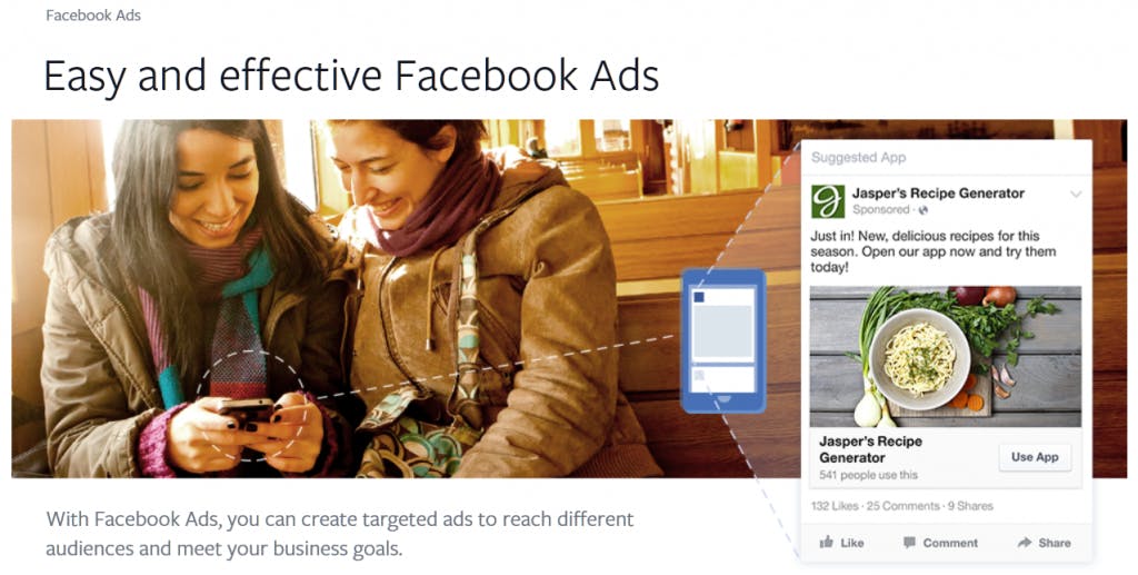 online advertising facebook