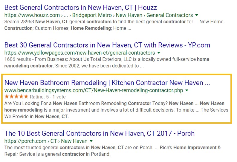 Figure 3 Your potential buyer has many choices but will only ever explore 1 or 2, based on their pre-conceived expectations from only a few results on one page... Google SERP Image