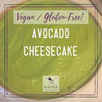 Vegan Gluten-Free Avocado Cheesecake