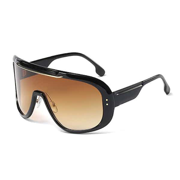 One piece big frame sunglasses