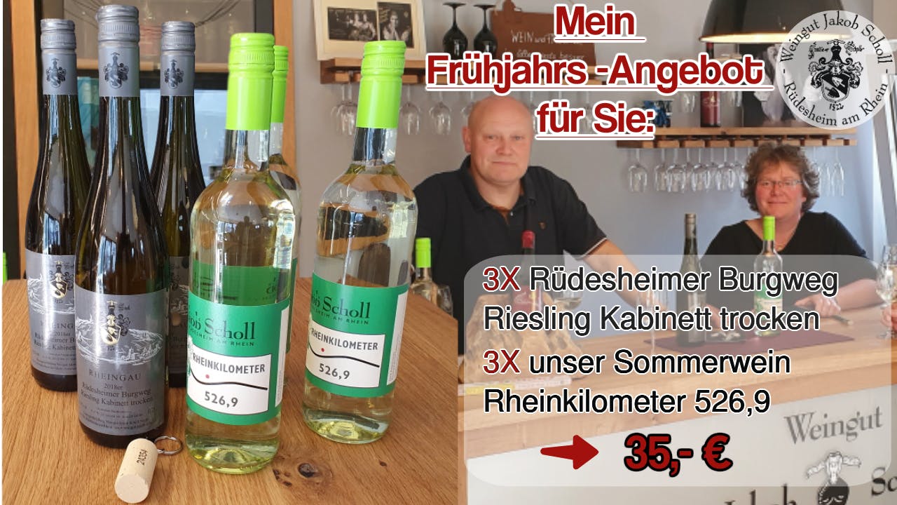 Frühjahrsangebot Weingut Jakob Scholl