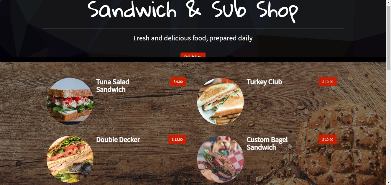 Sandwich & Sub Shop