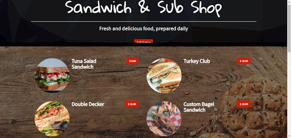 Sandwich & Sub Shop