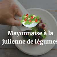Mayonnaise à la julienne de légumes