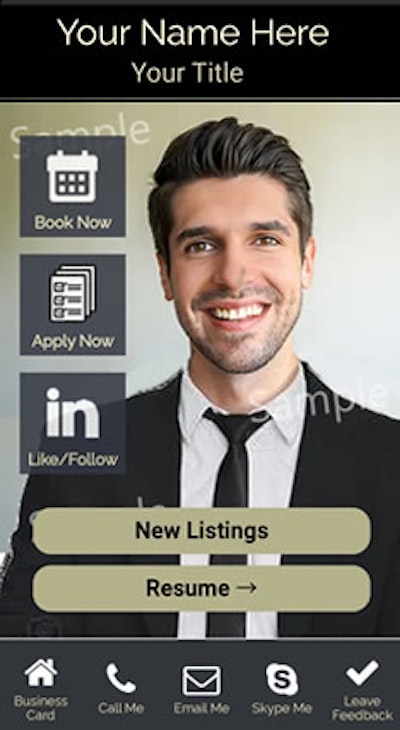 Digital Business Card - Gold DRK