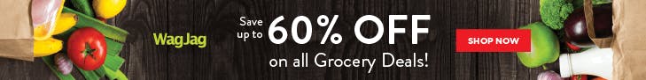 Save up to 60% on all Grocery Deals