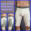 Under Armour White Athletic Shorts