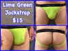 Evolve Lime Green Jockstrap