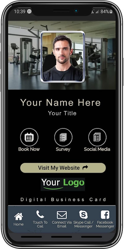 Digital Business Card - Square V2