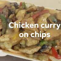 Chicken Curry on Chips