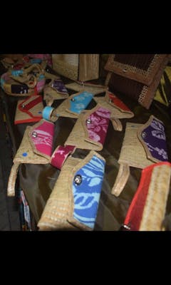 Dorimade Designs Blended Straw Coin Purse