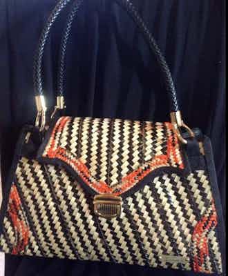 Dorimade Designs Eleuthera Blended Straw Handbag