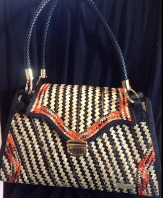 Dorimade Designs Eleuthera Blended Straw Handbag