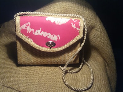 Bahama Island Print Little Girls Sling Bags