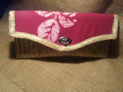 Bahama Island Print Blended Coin Purse