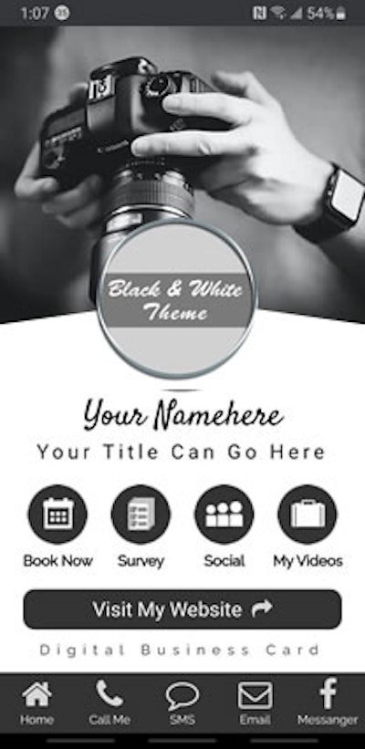 Digital Business Card - Basic Color