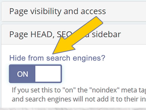 Search Indexing Enabling