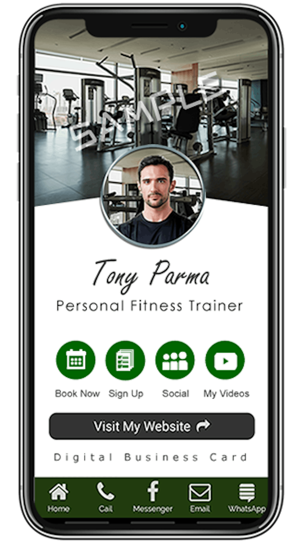 Business Card for Personal Trainers