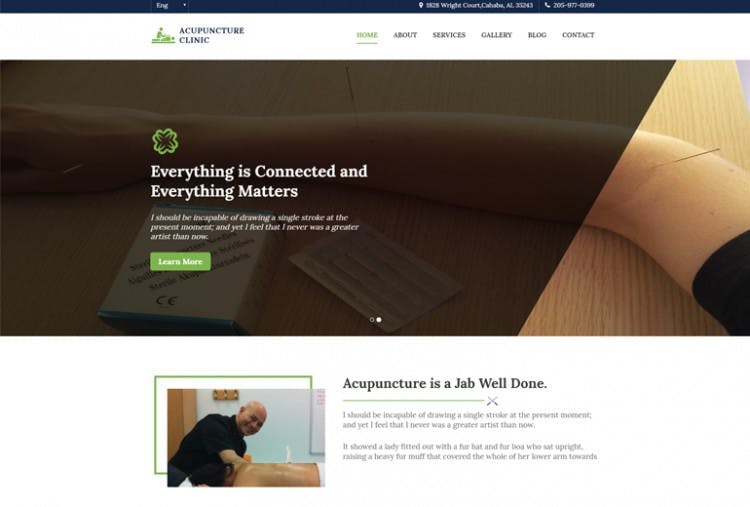 ACUPUNTURE HTML TEMPLATE