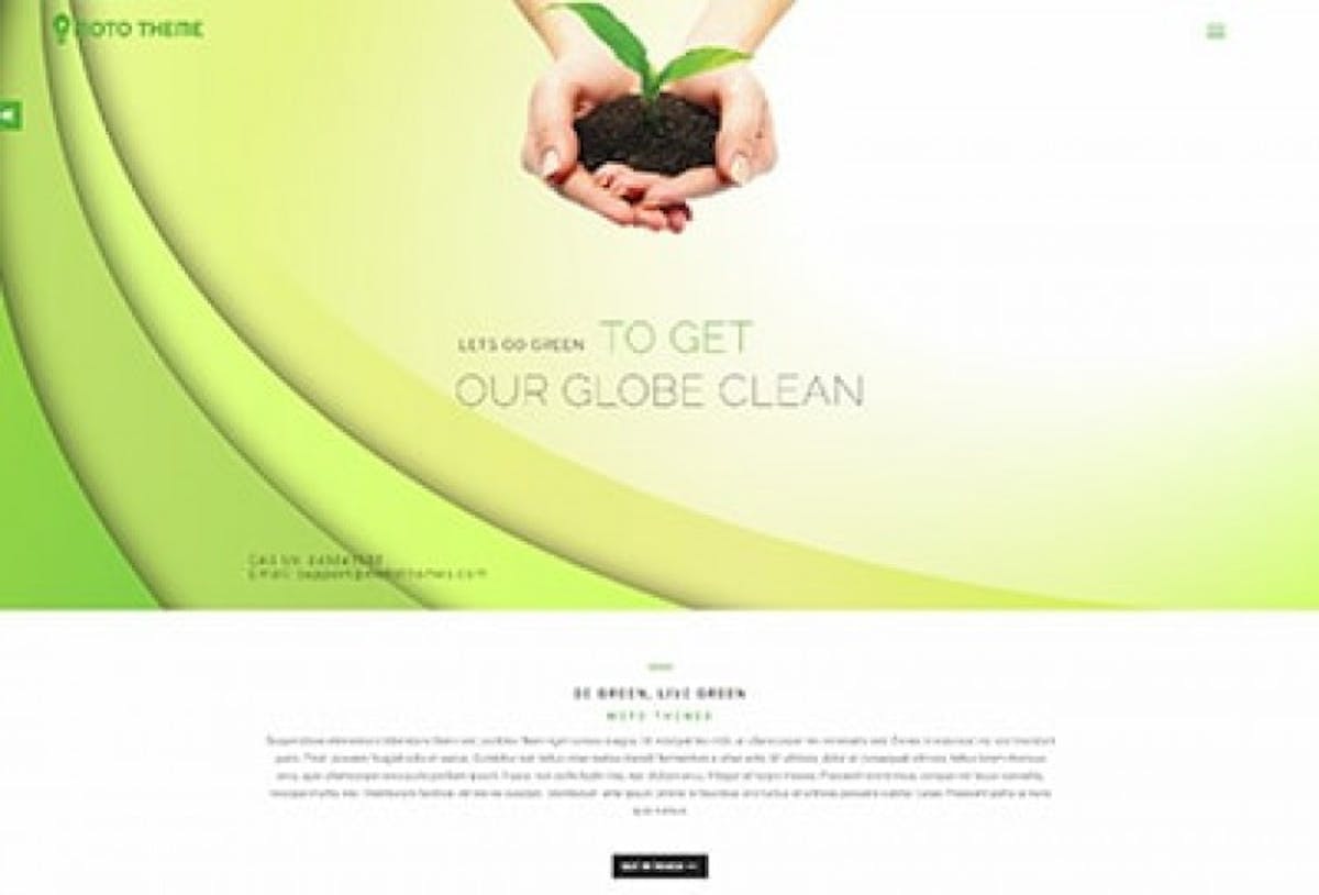 ECO-FRIENDLY TECHNOLOGY WORDPRESS THEME