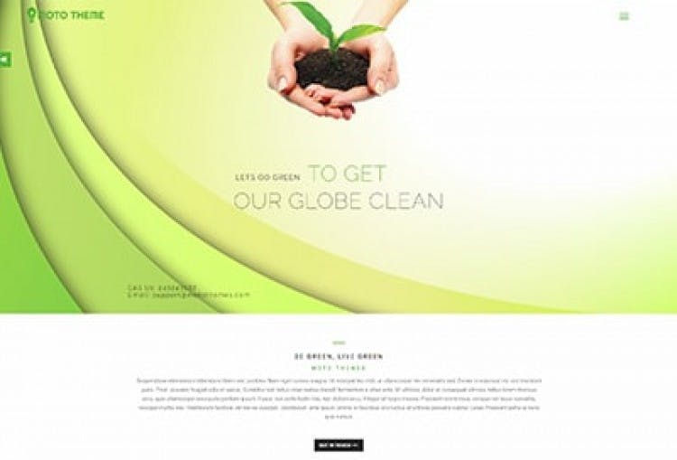 ECO-FRIENDLY TECHNOLOGY WORDPRESS THEME