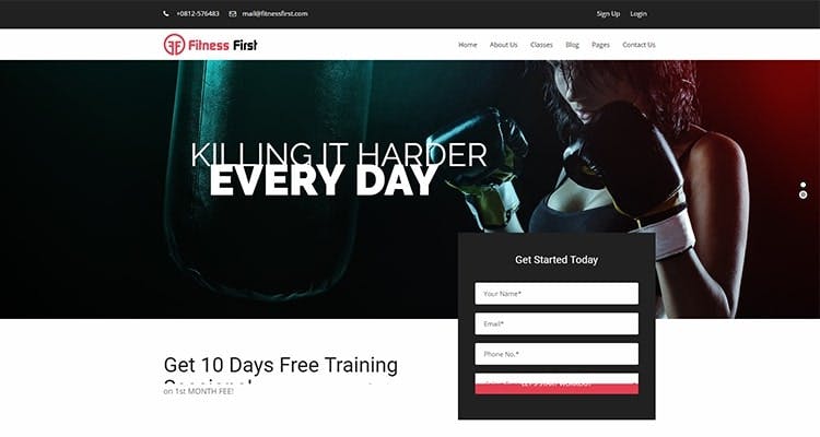 PERSOAL TRAININER FITNESS THEME