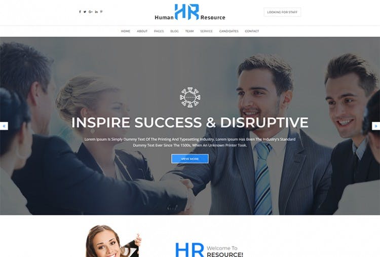 HUMAN RESOURCE NICHE HTML TEMPLATE