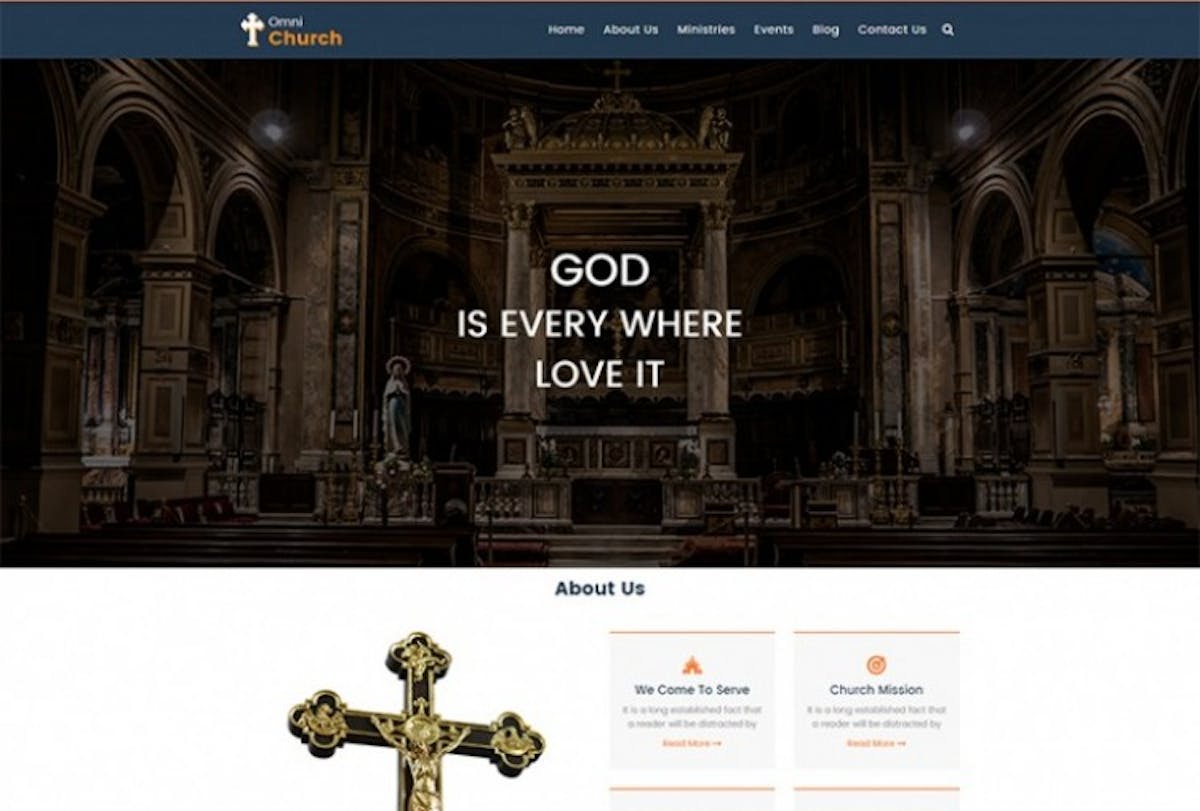 CHURCH HTML TEMPLATE