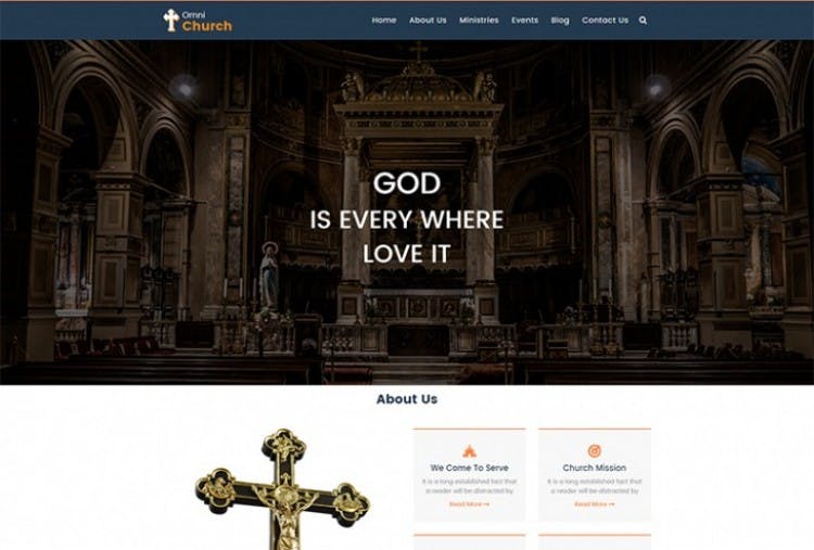 CHURCH HTML TEMPLATE