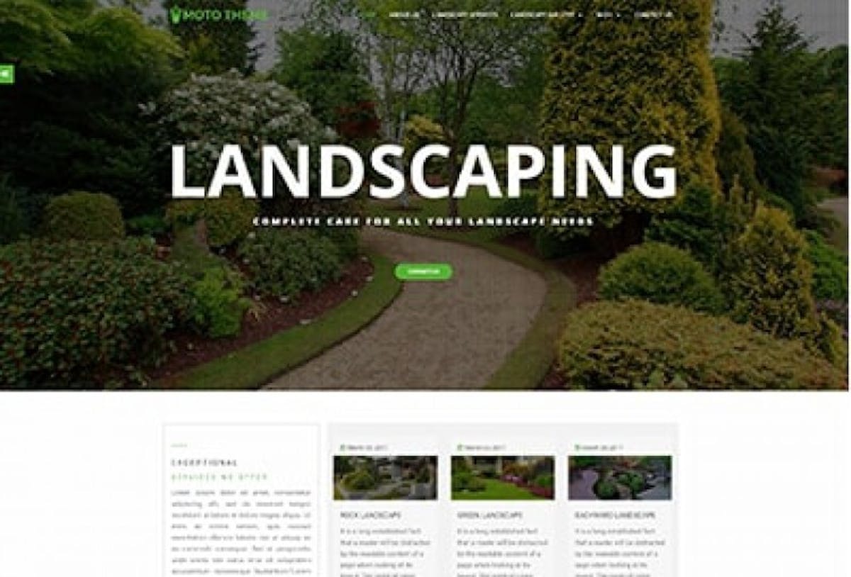 LANDSCAPE WORDPRESS THEME