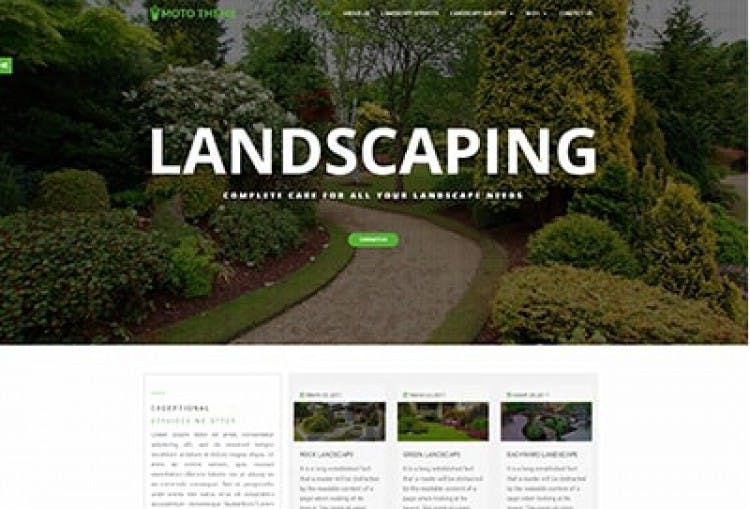 LANDSCAPE WORDPRESS THEME
