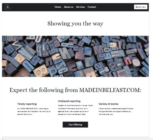 A New Branded Website