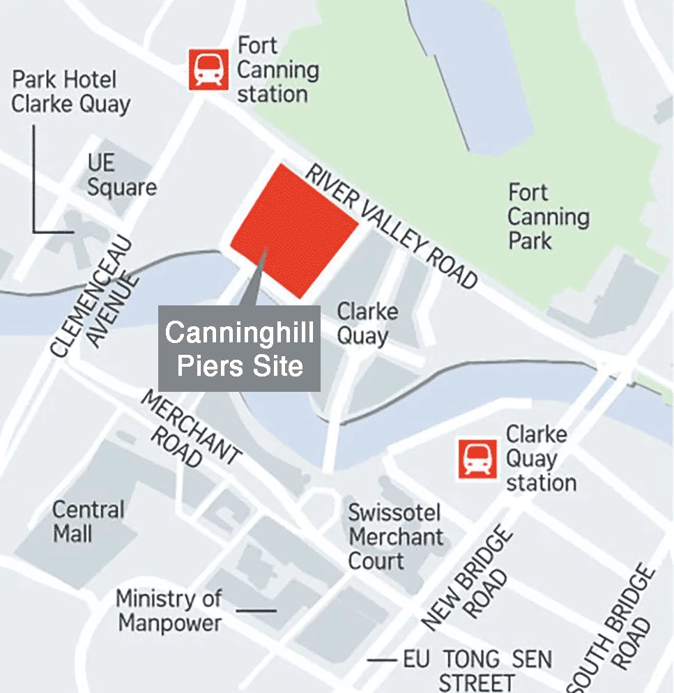 Canninghill Pier Map