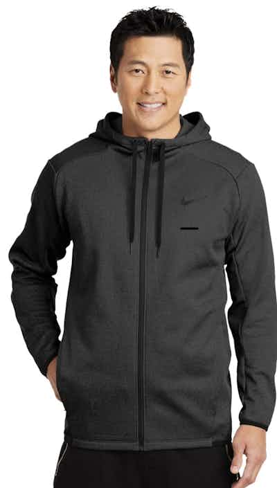 Nike Textured ThermaFIT Zip-Up Hoodie