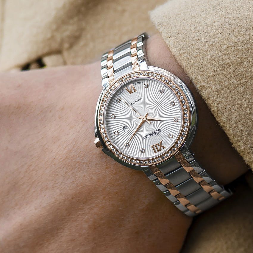 Watch on wrist