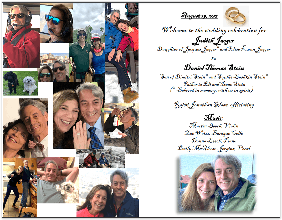 Wedding Program