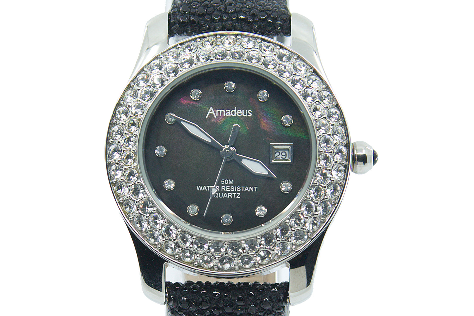 Ladies Amadeus Swarovski Crystal Set Watch - Etsy India