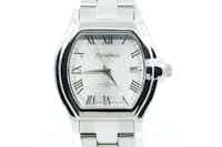 Amadeus men's silver Hex dial bracelet watch
